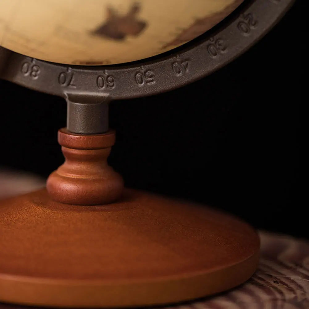 Mini Wooden Desk Table Globe