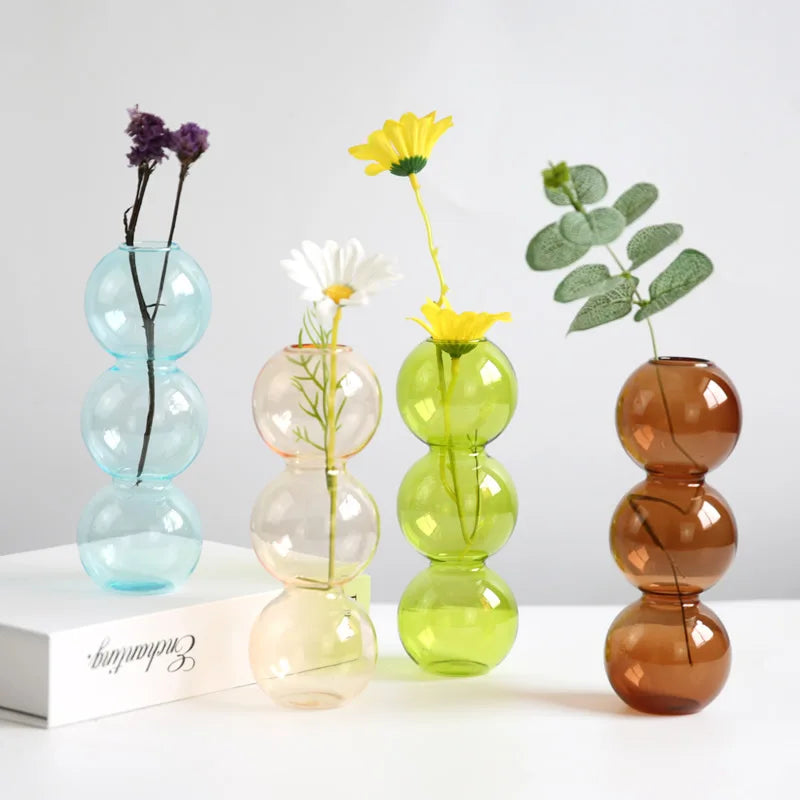 Glass Multi Bubble Vase