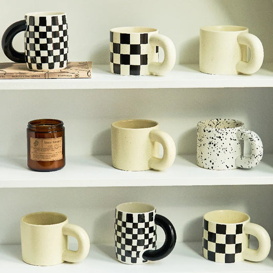 Chubby Patterned Mugs