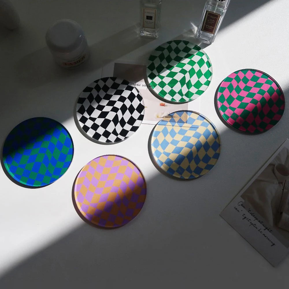 Acrylic Checkered Coaster