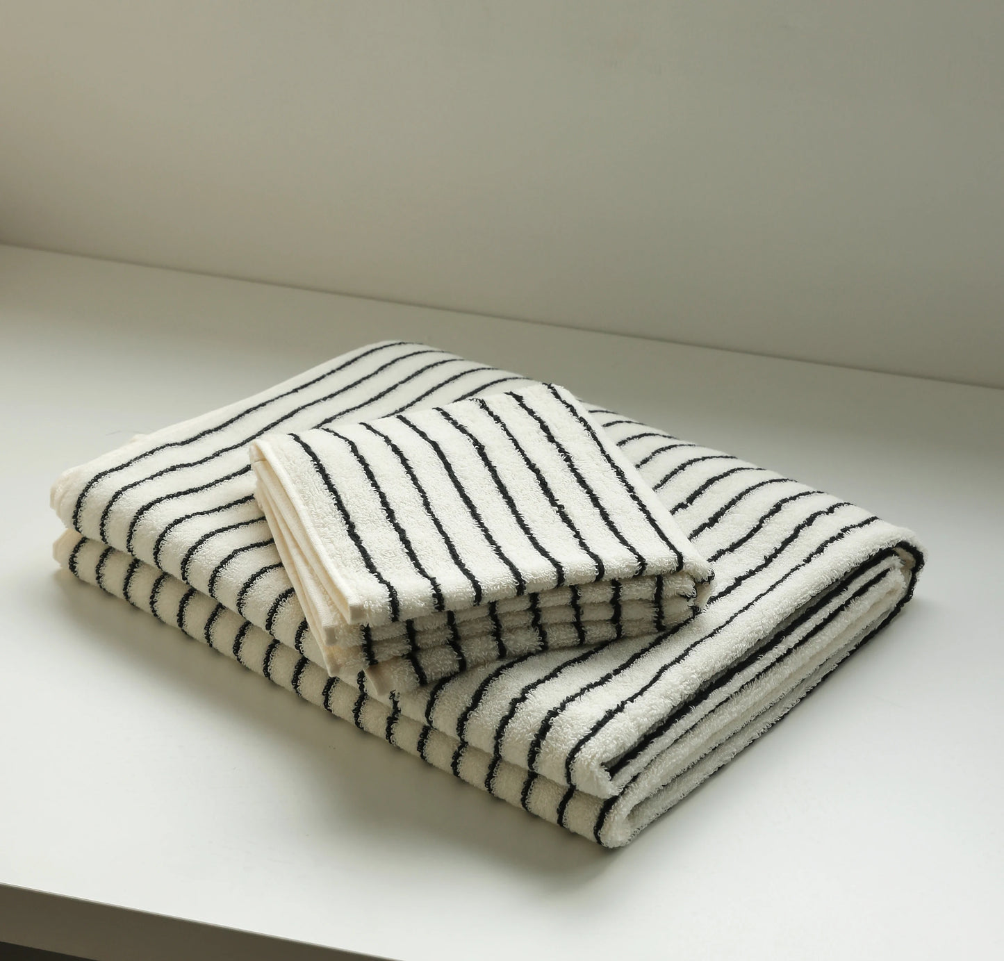 Striped Cotton Bath Towel